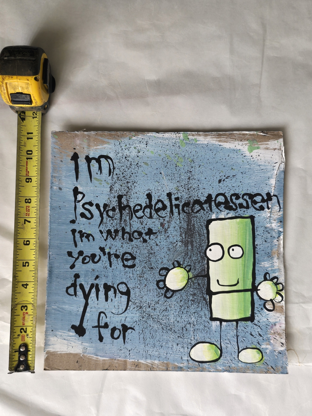Acrylic on Reclaimed Cardboard-Original Painting Set